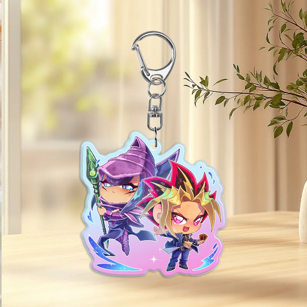 Yami Yugi & Dark Magician Keychain
