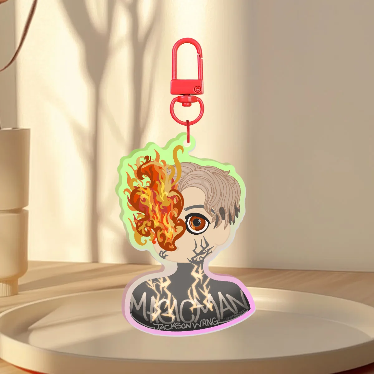 Magic Man Rainbow Acrylic Charms