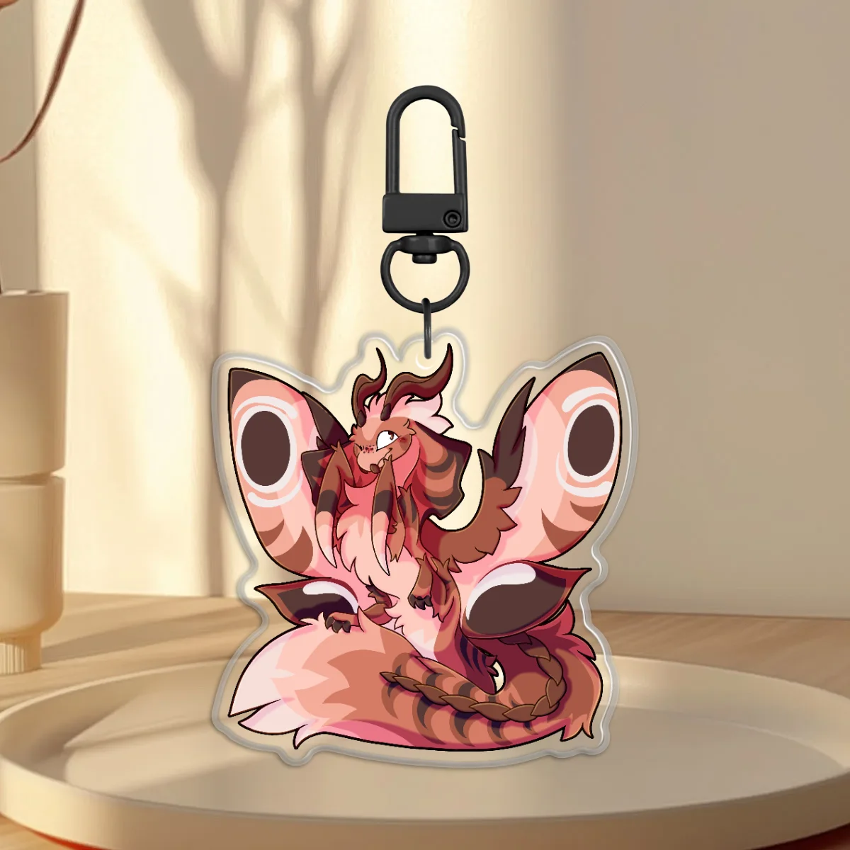 Dead-leaf mantis-dragon Epoxy Keychain