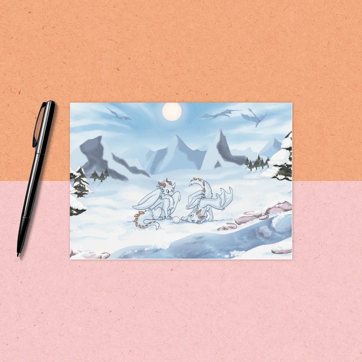 Snowy day - Print