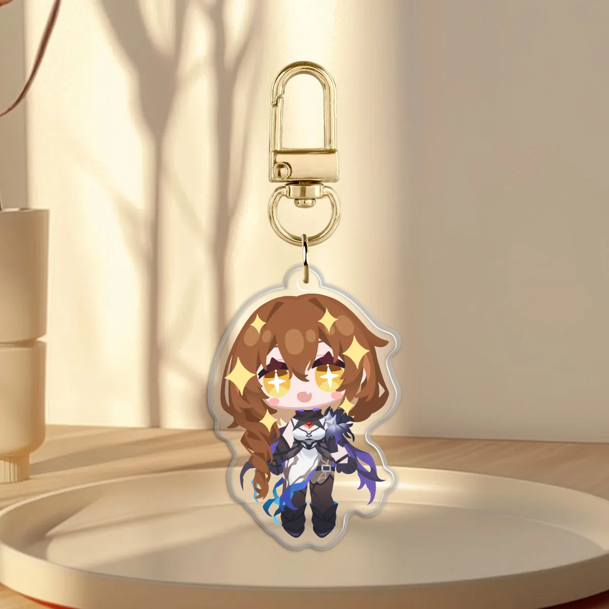 Excited Keychain