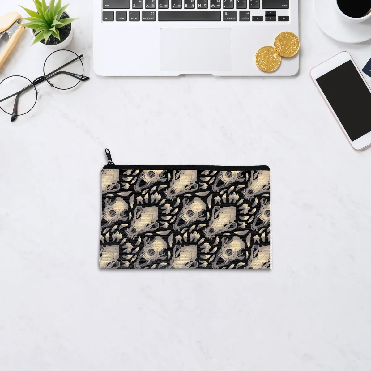 Dog Skulls Custom Pencil Cases