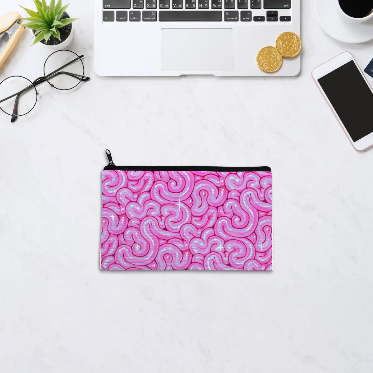 Pink Guts Custom Pencil Cases