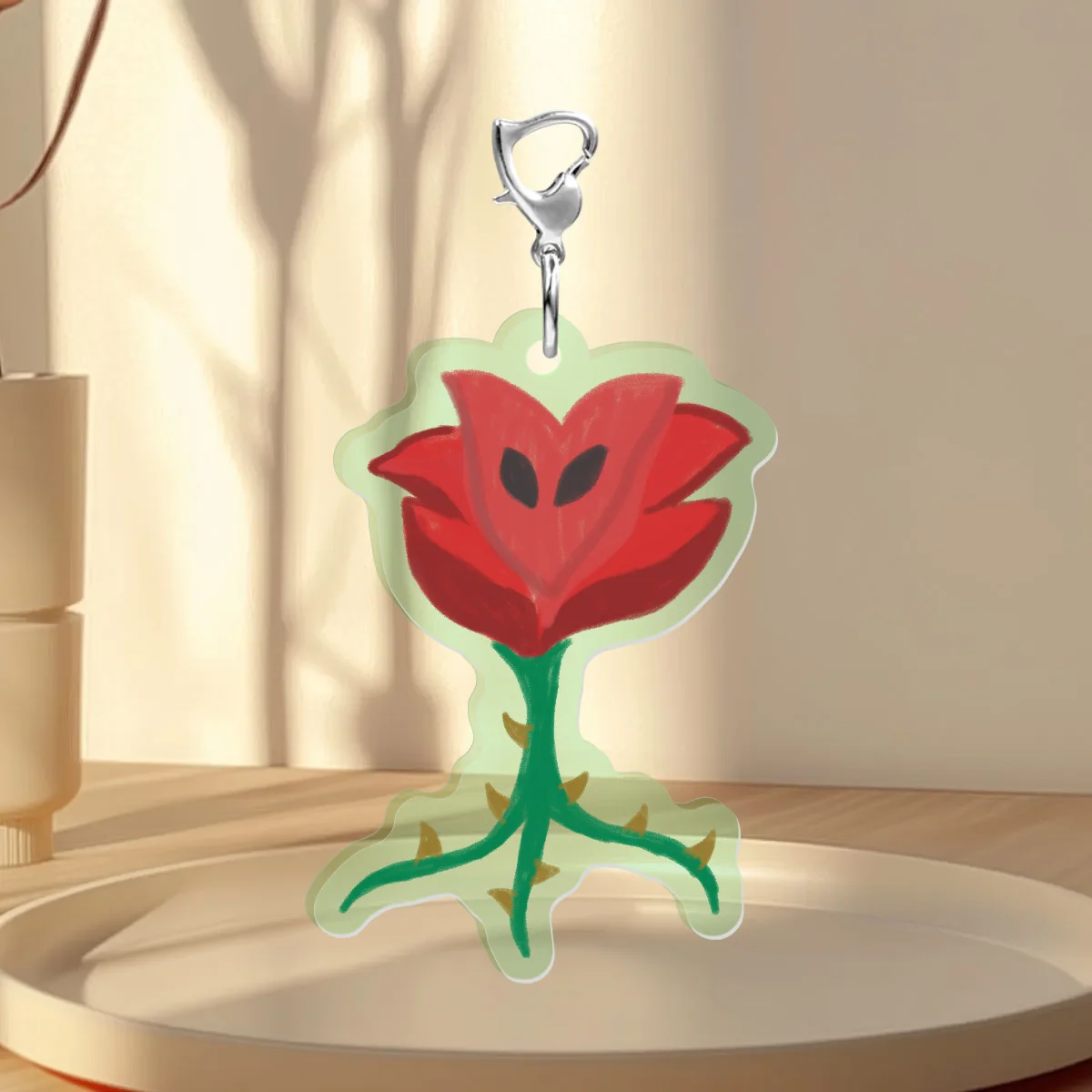 Roselle Thorn Keychain
