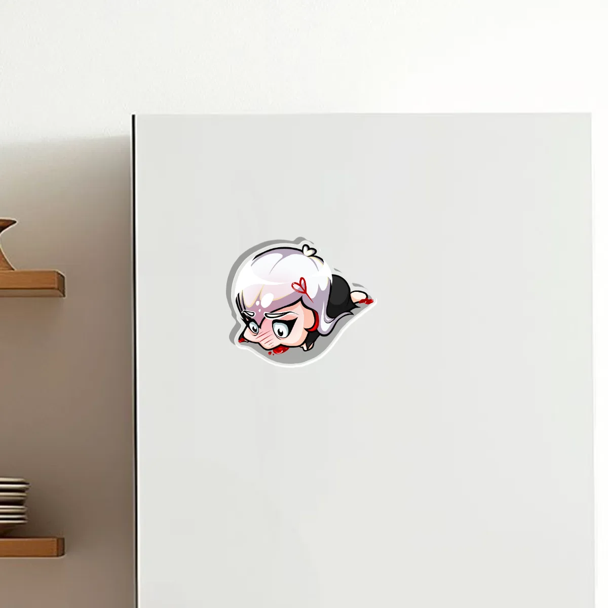 Holographic Iridescent Acrylic Aish Fridge Magnet