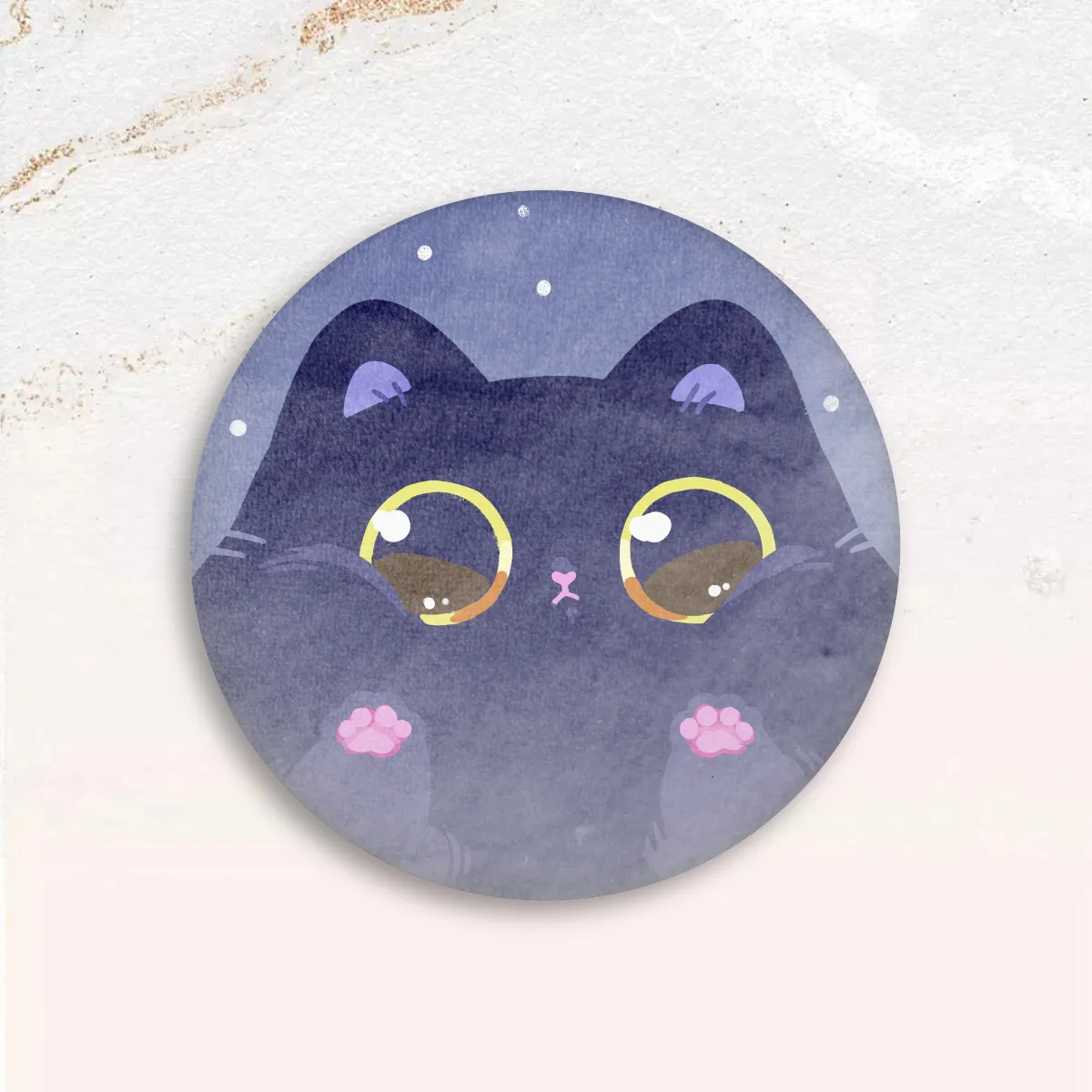Black Cat oc Button