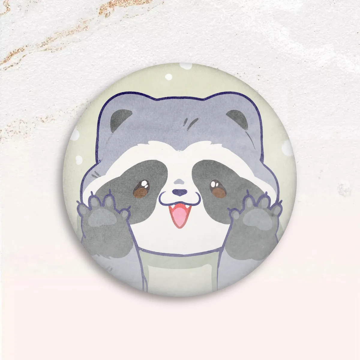 Raccoon oc Button