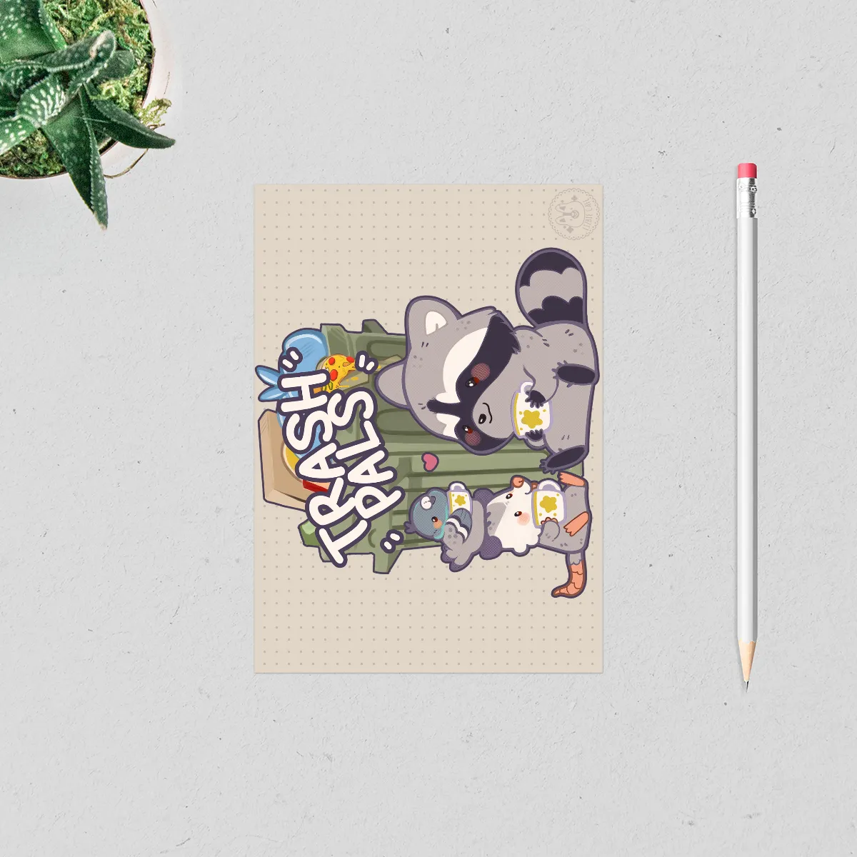 Trash pals oc Card