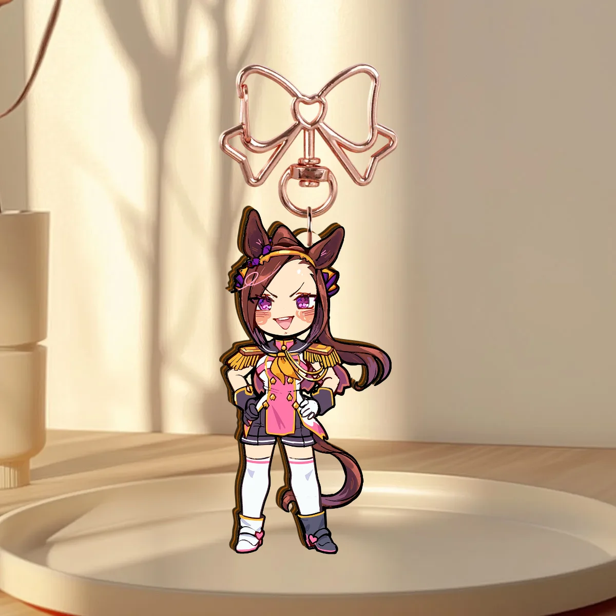 Bakushin Uma Keychain