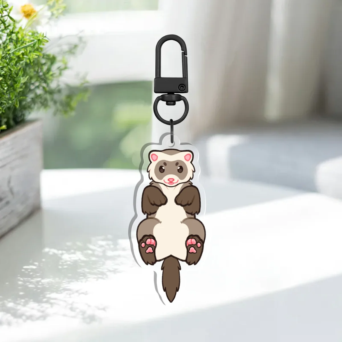 Ferret Keychain {Critter Crew}