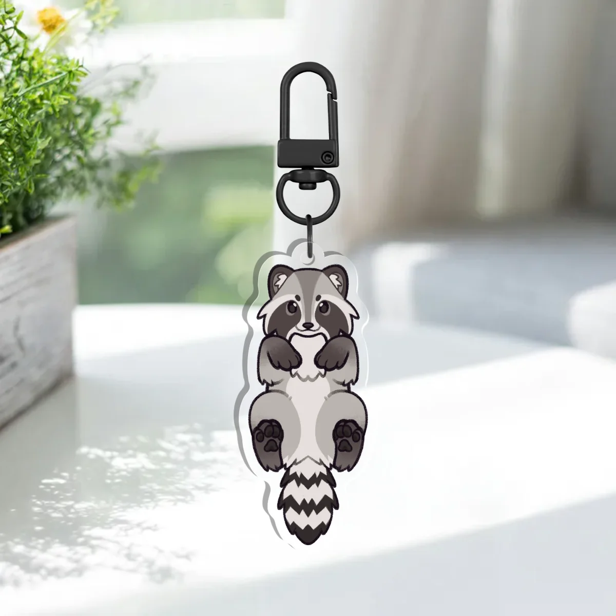 Raccoon Keychain {Critter Crew}