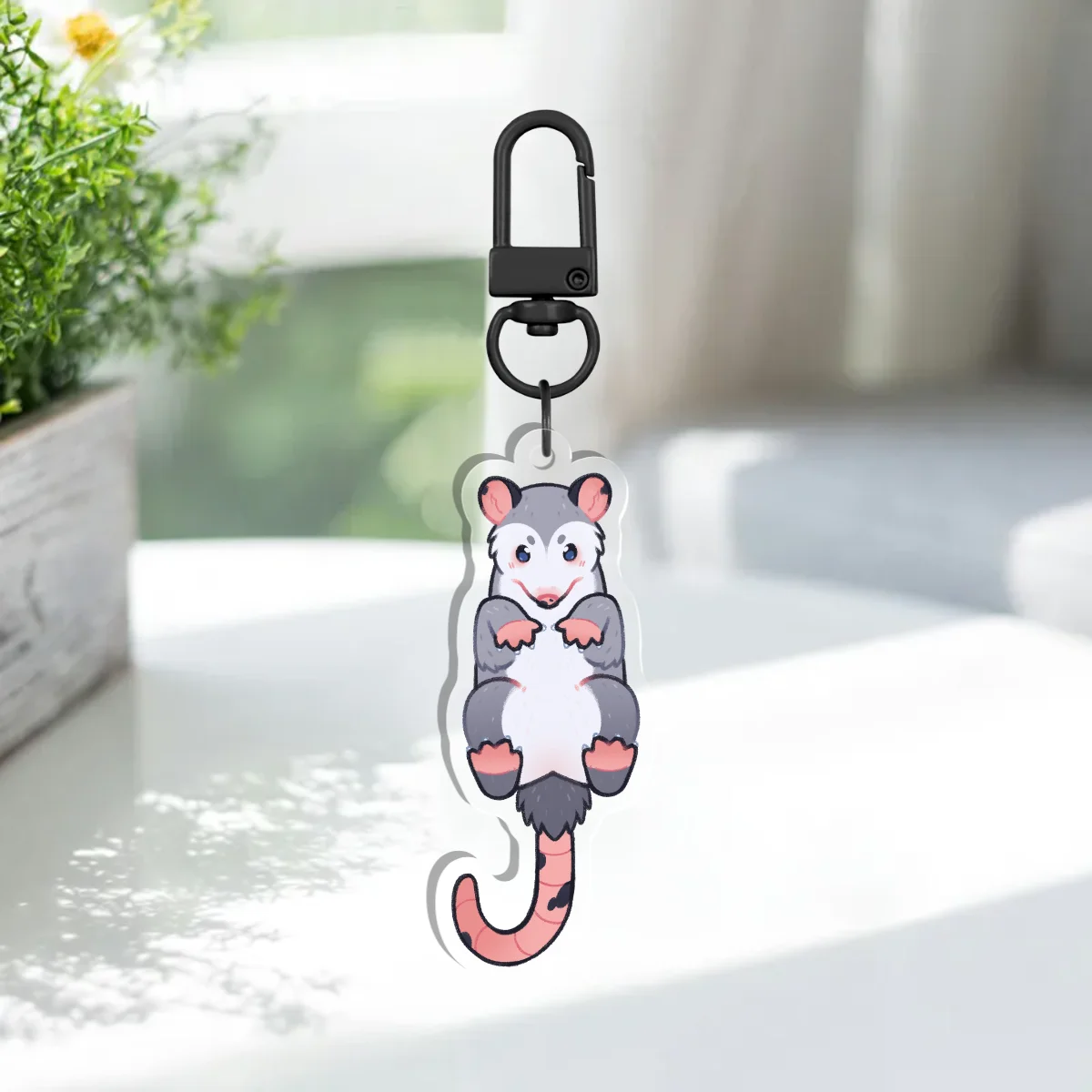 Opossum Keychain {Critter Crew}