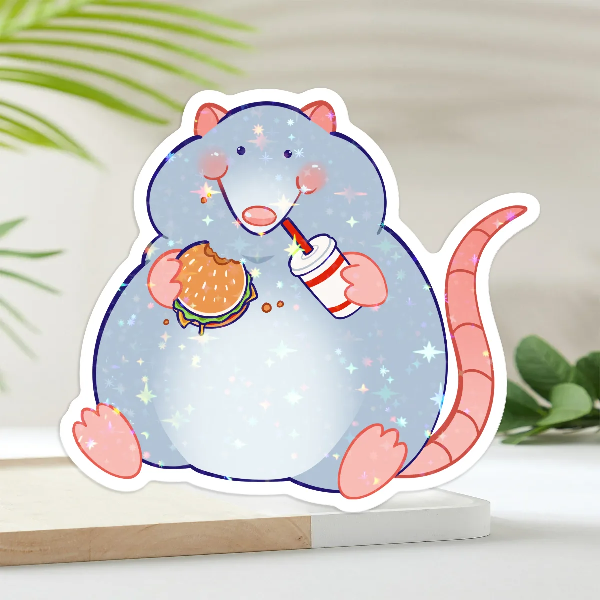 Foodie Rat Sticker {x10}