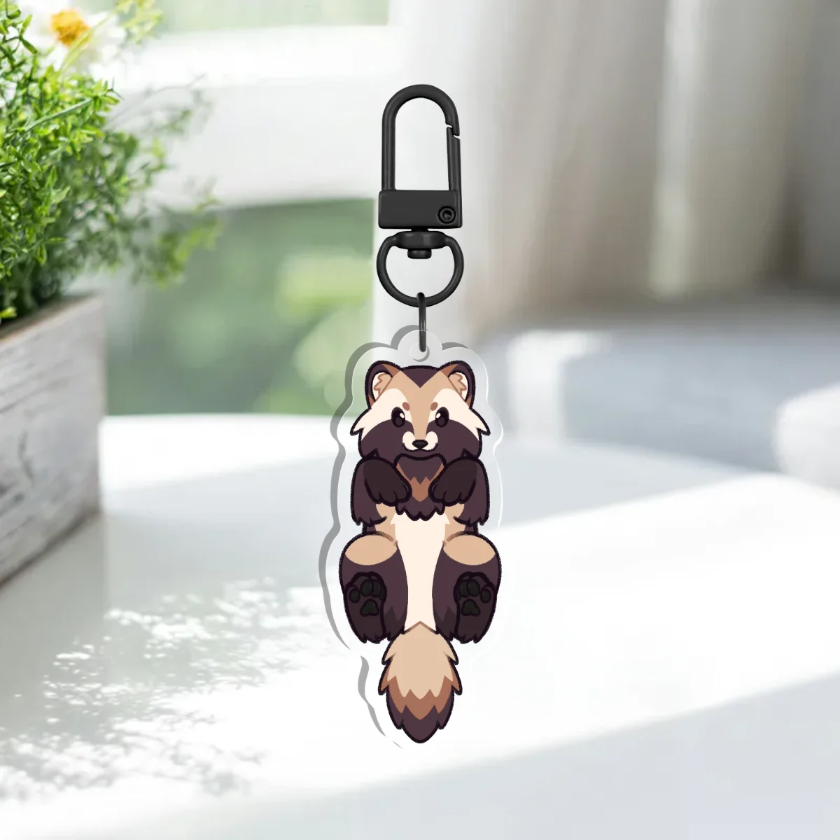 Tanuki Keychain {Critter Crew}