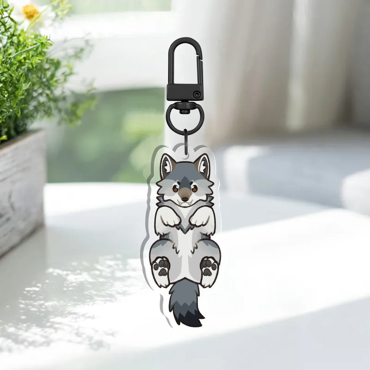Wolf Keychain {Critter Crew}