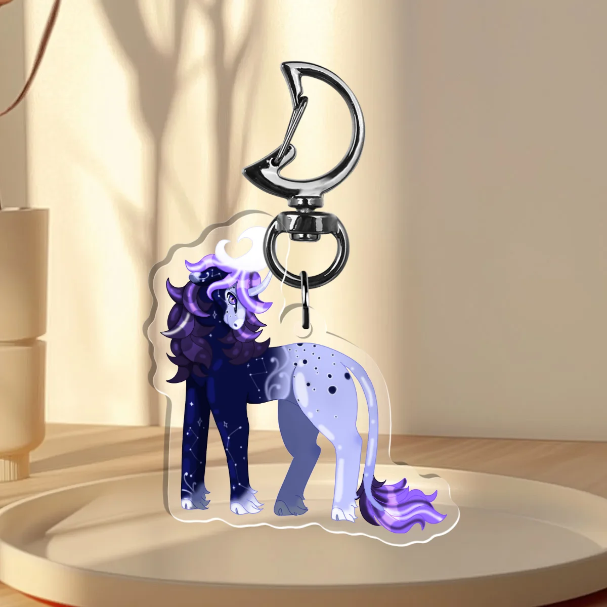 Cosmo The Pony Clear Acrylic Keychains