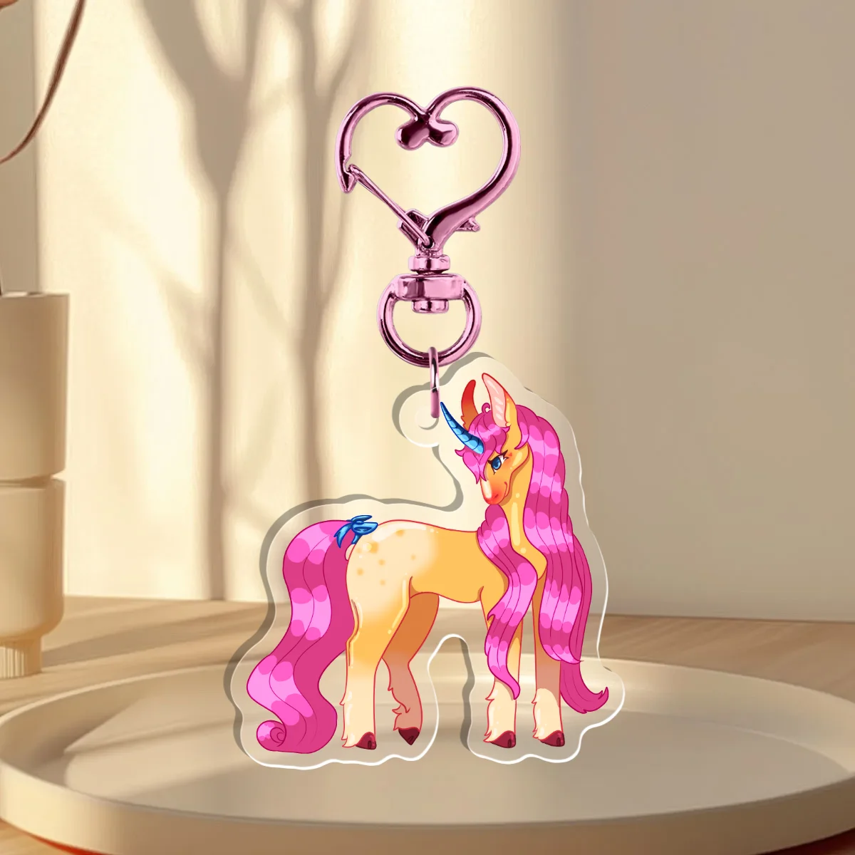Aisha The Pony Clear Acrylic Keychains