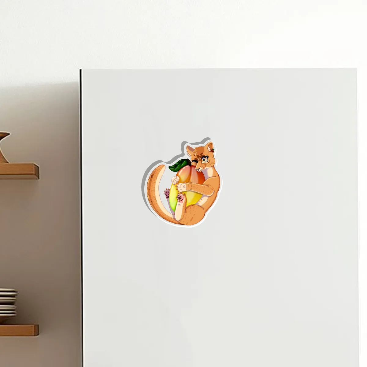 Tango lioness Clear Acrylic Fridge Magnets