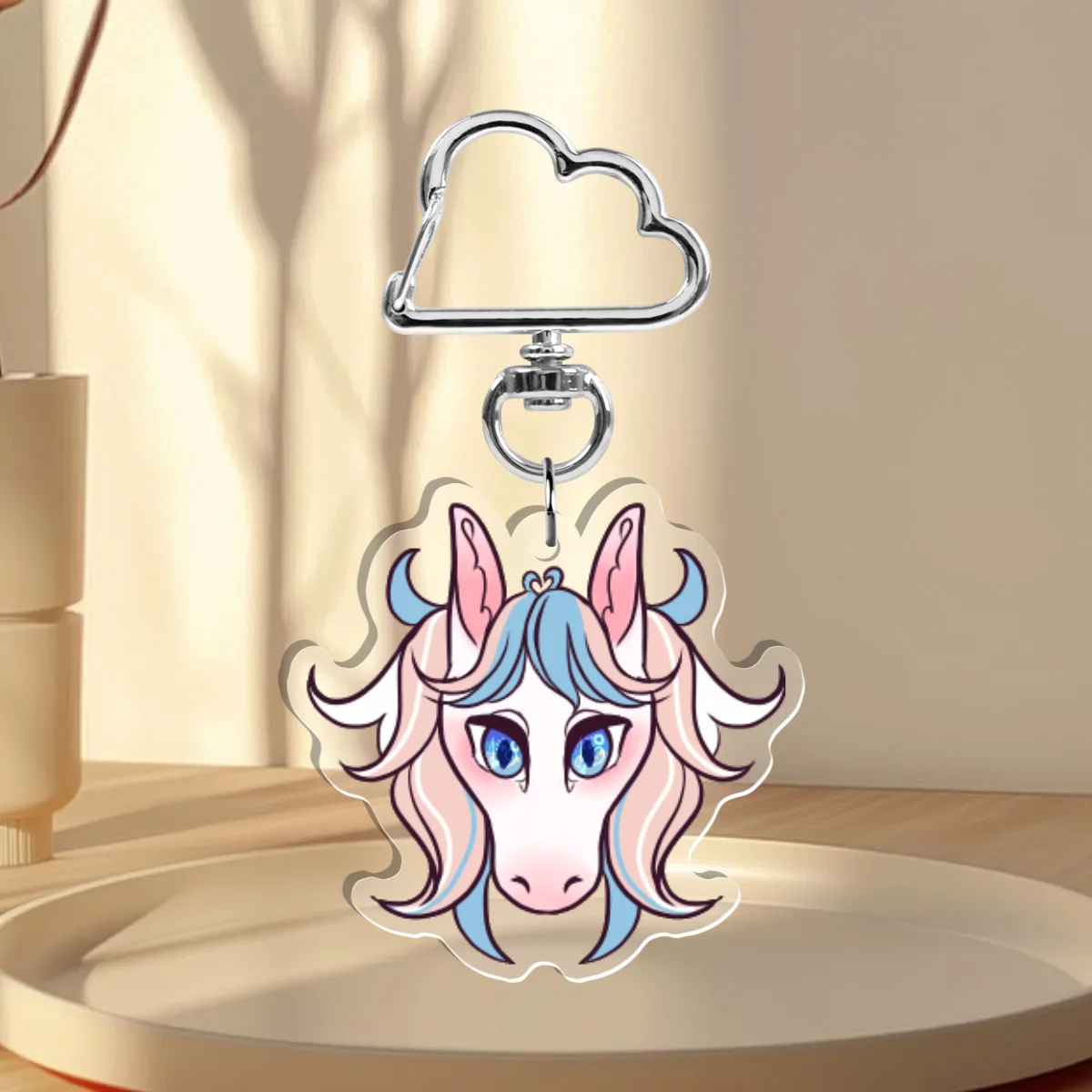 Trans-male pony Clear Acrylic Keychains