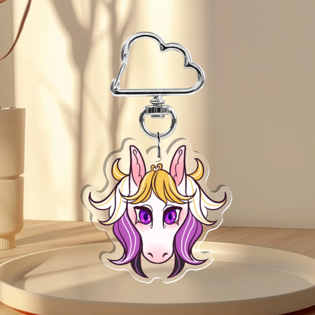 non-binary pony Clear Acrylic Keychains