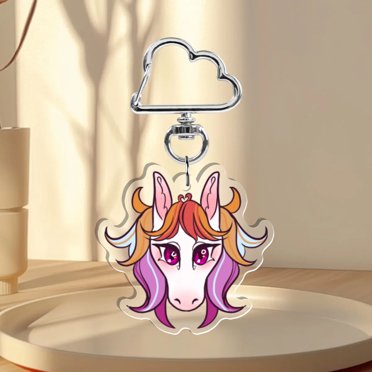 Lesbian pony Clear Acrylic Keychains