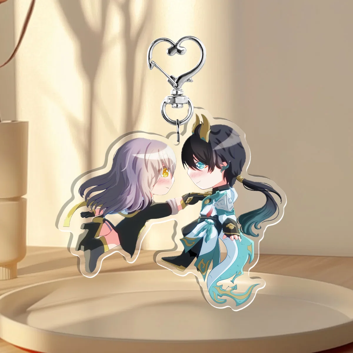 Honkai Star Rail Dan Heng & Stelle Acrylic Keychain