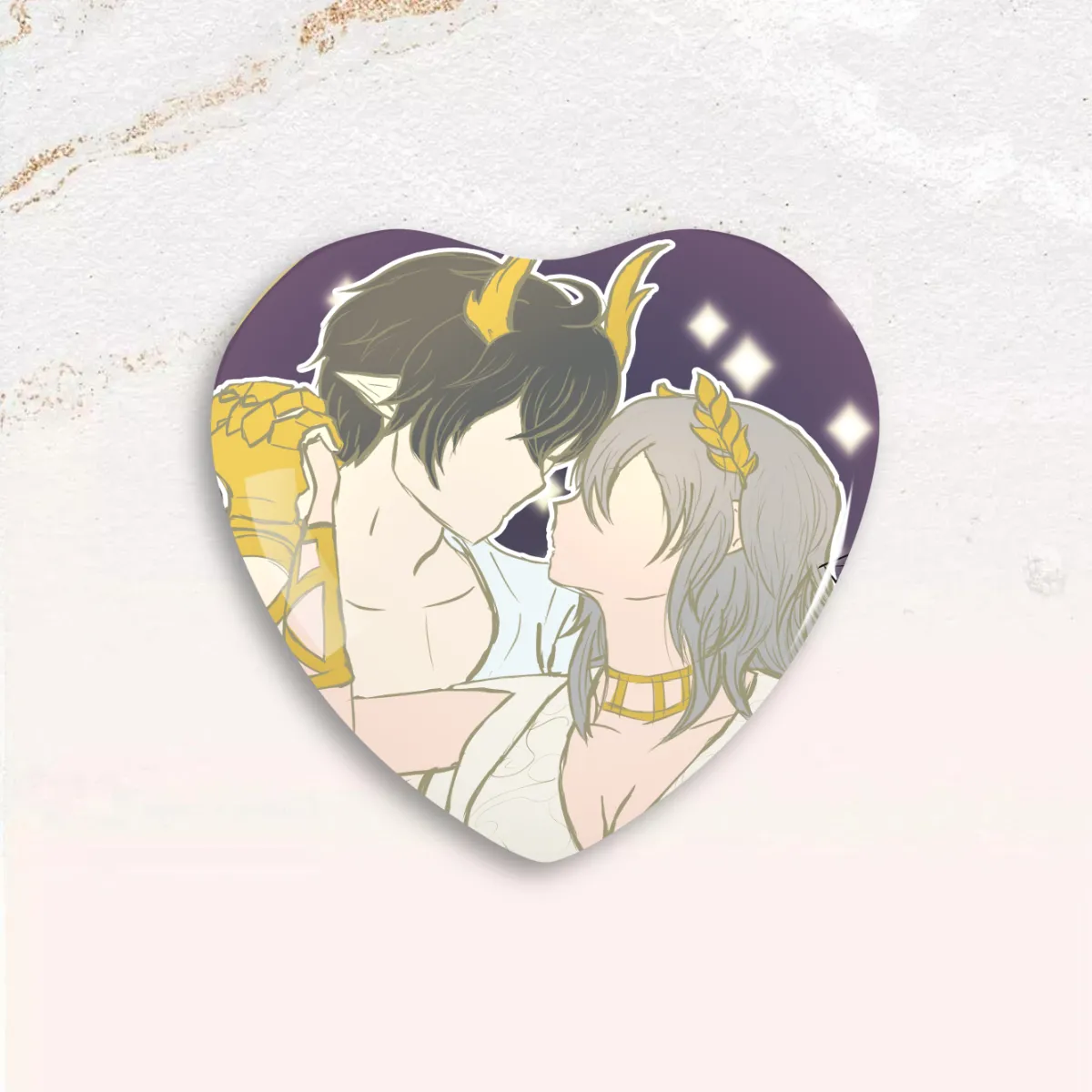 Honkai Star Rail Dan Heng & Stelle Titans Button
