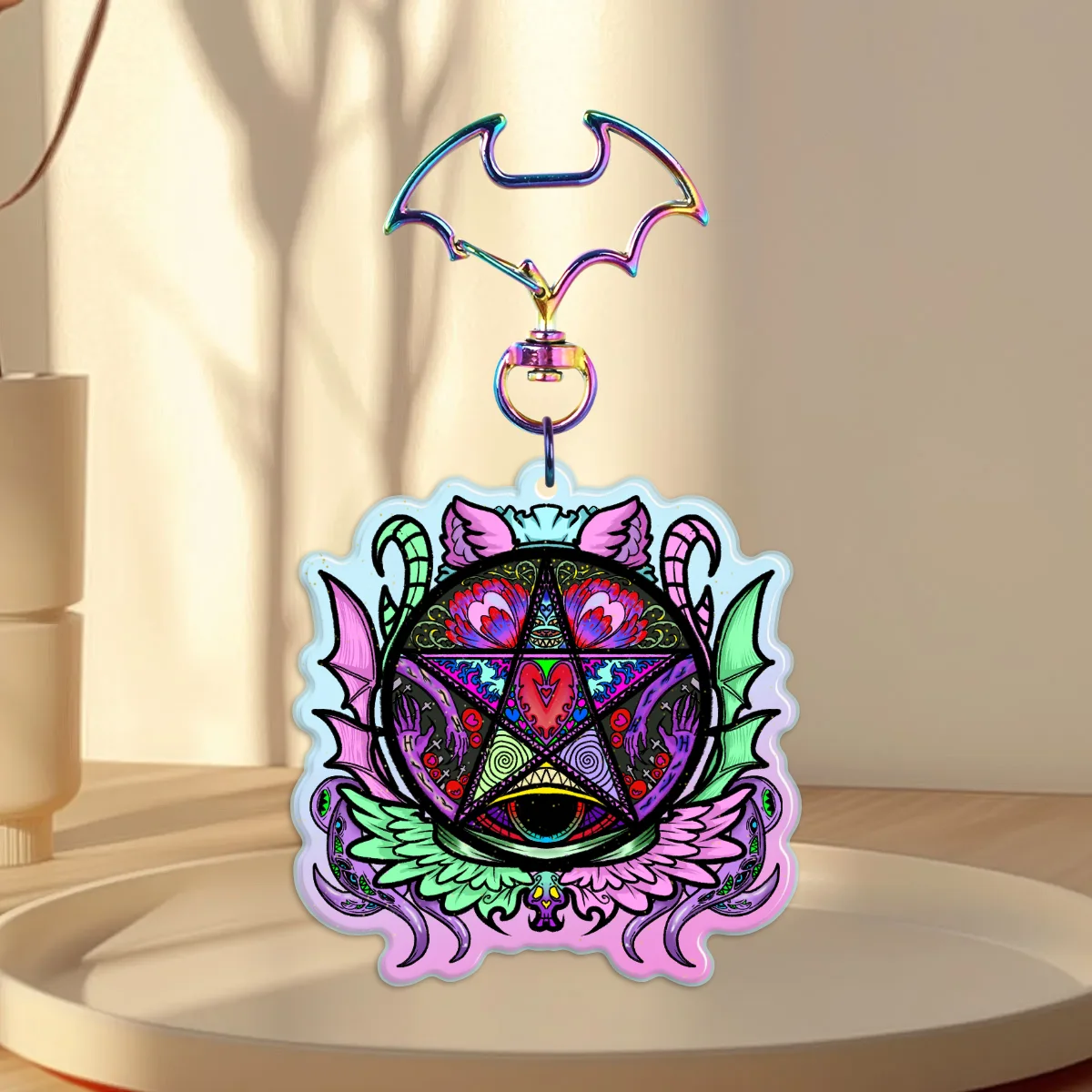 Hellys Summoning Circle Rainbow Acrylic Charms