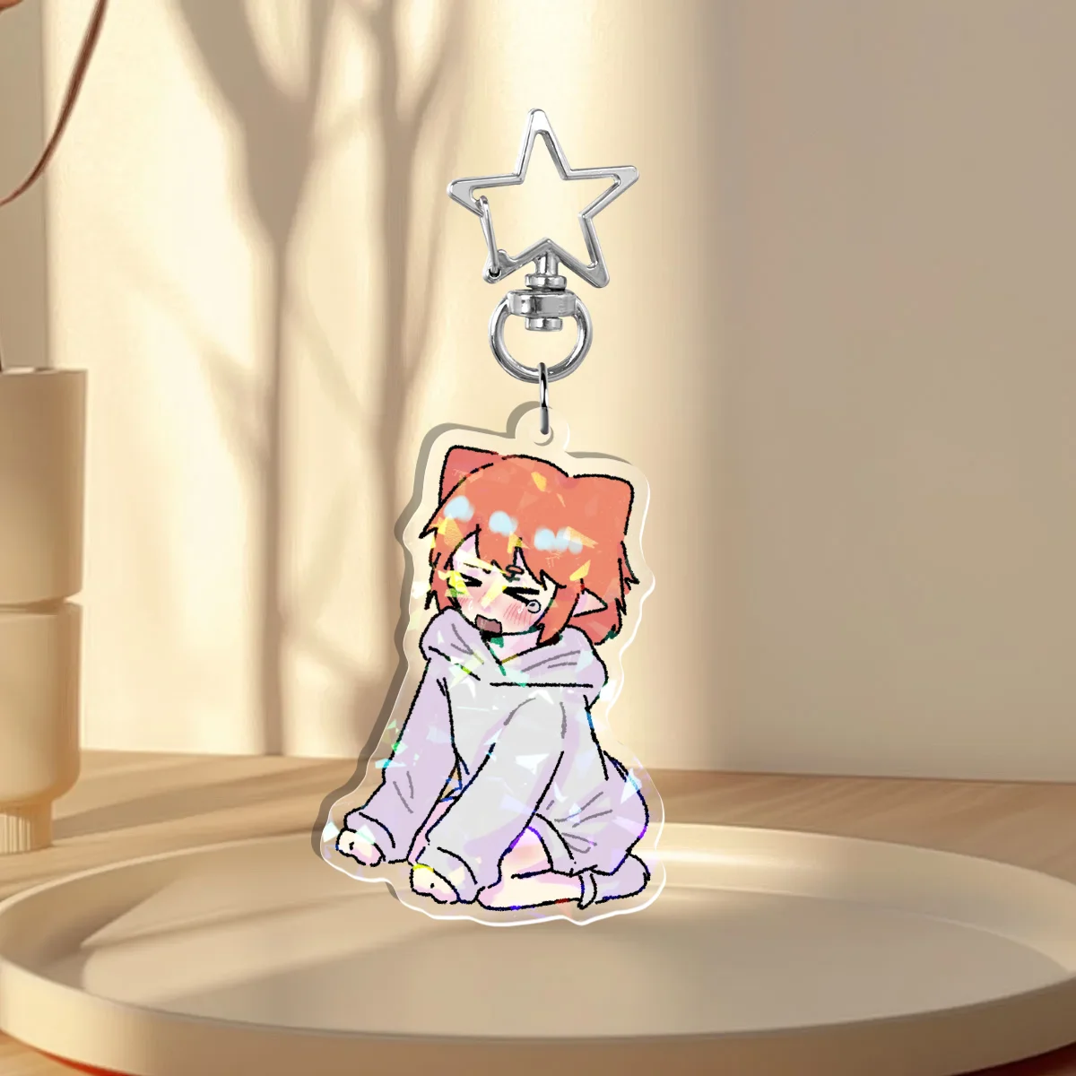 mao crying keychain