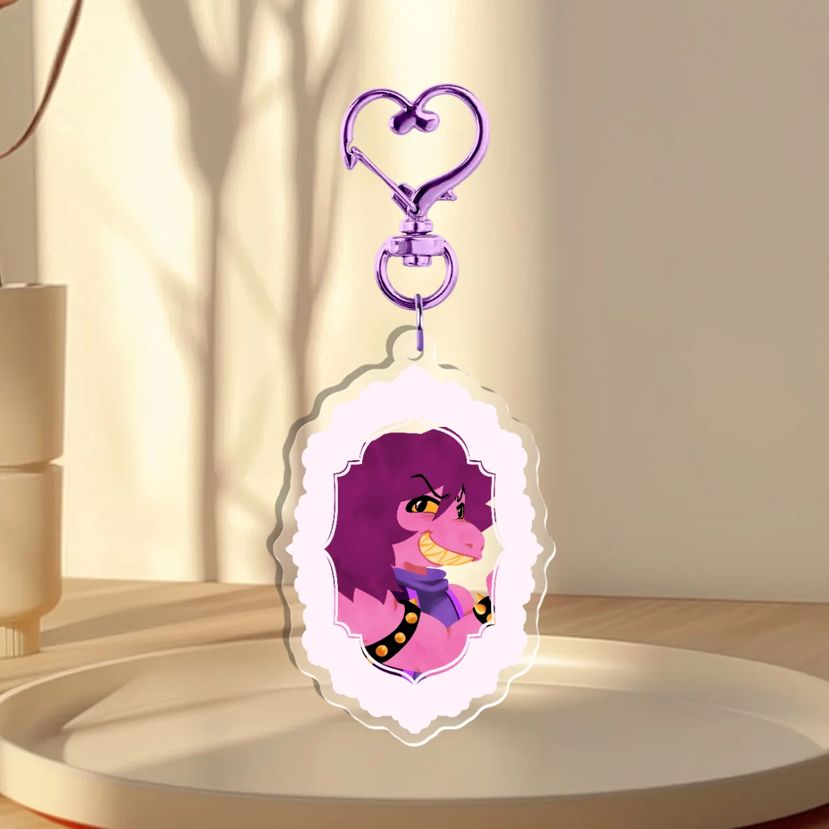 Susie Deltarune Acrylic Keychain