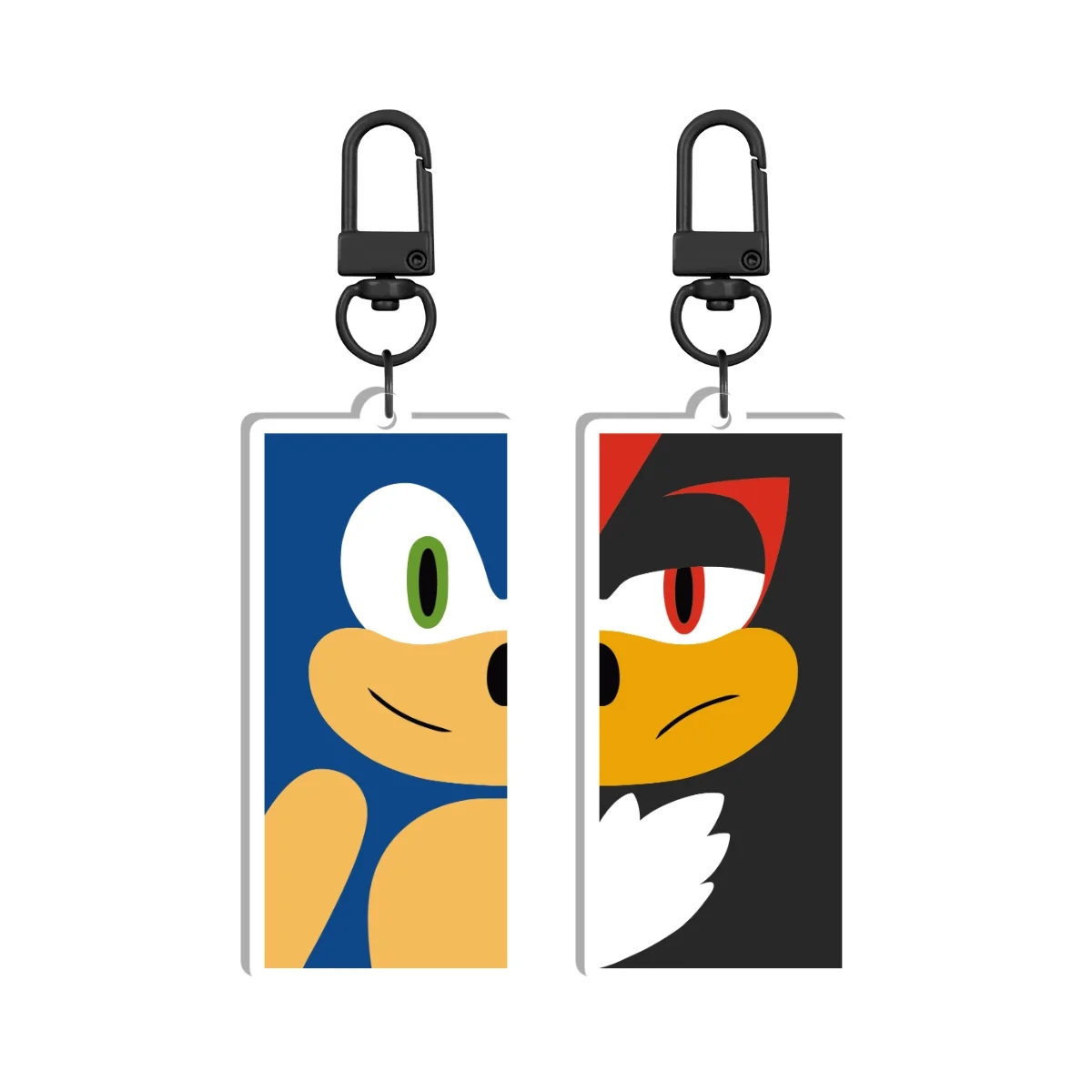 Sonic & Shadow Halfside | Keychain