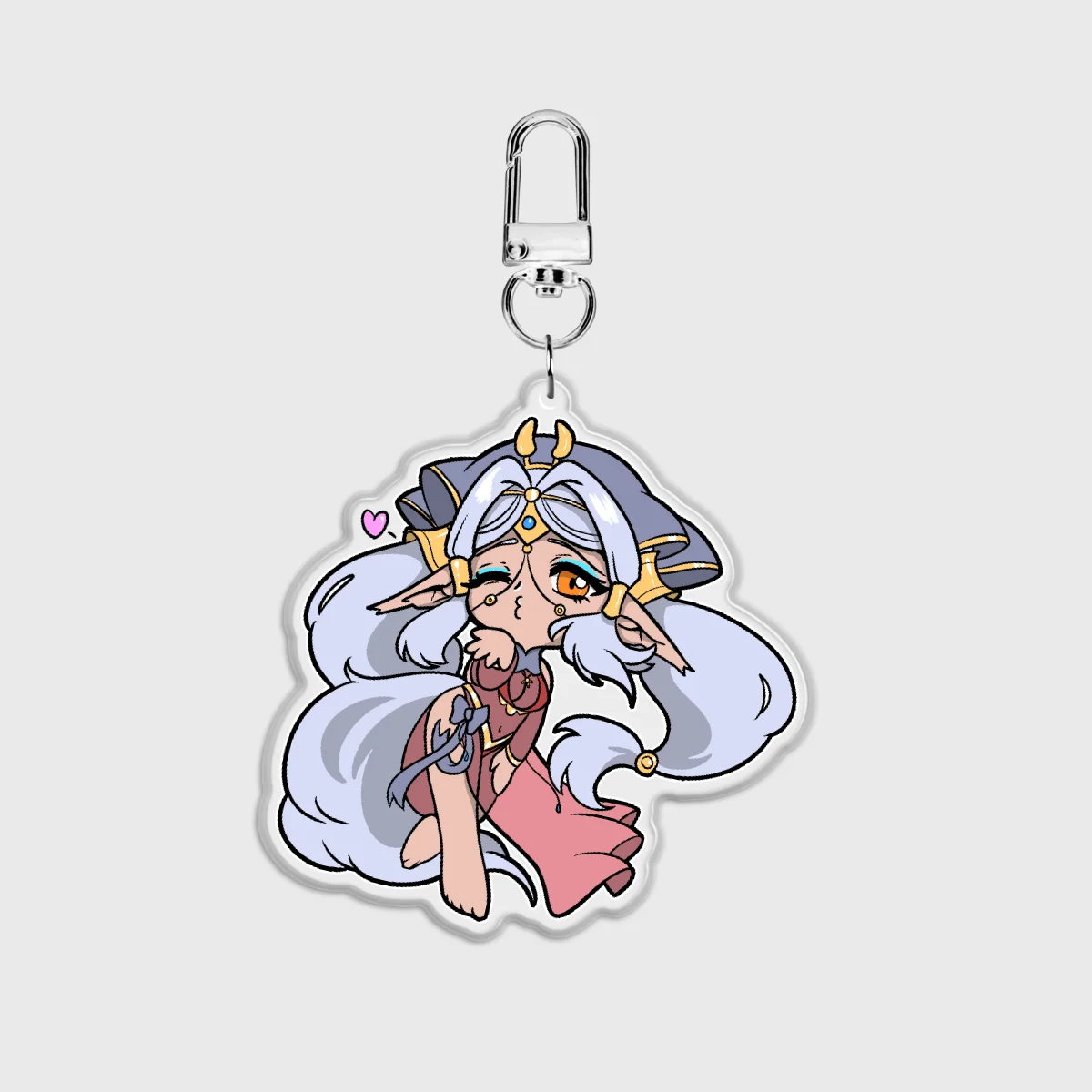 Mwuah! Nighty Keychain