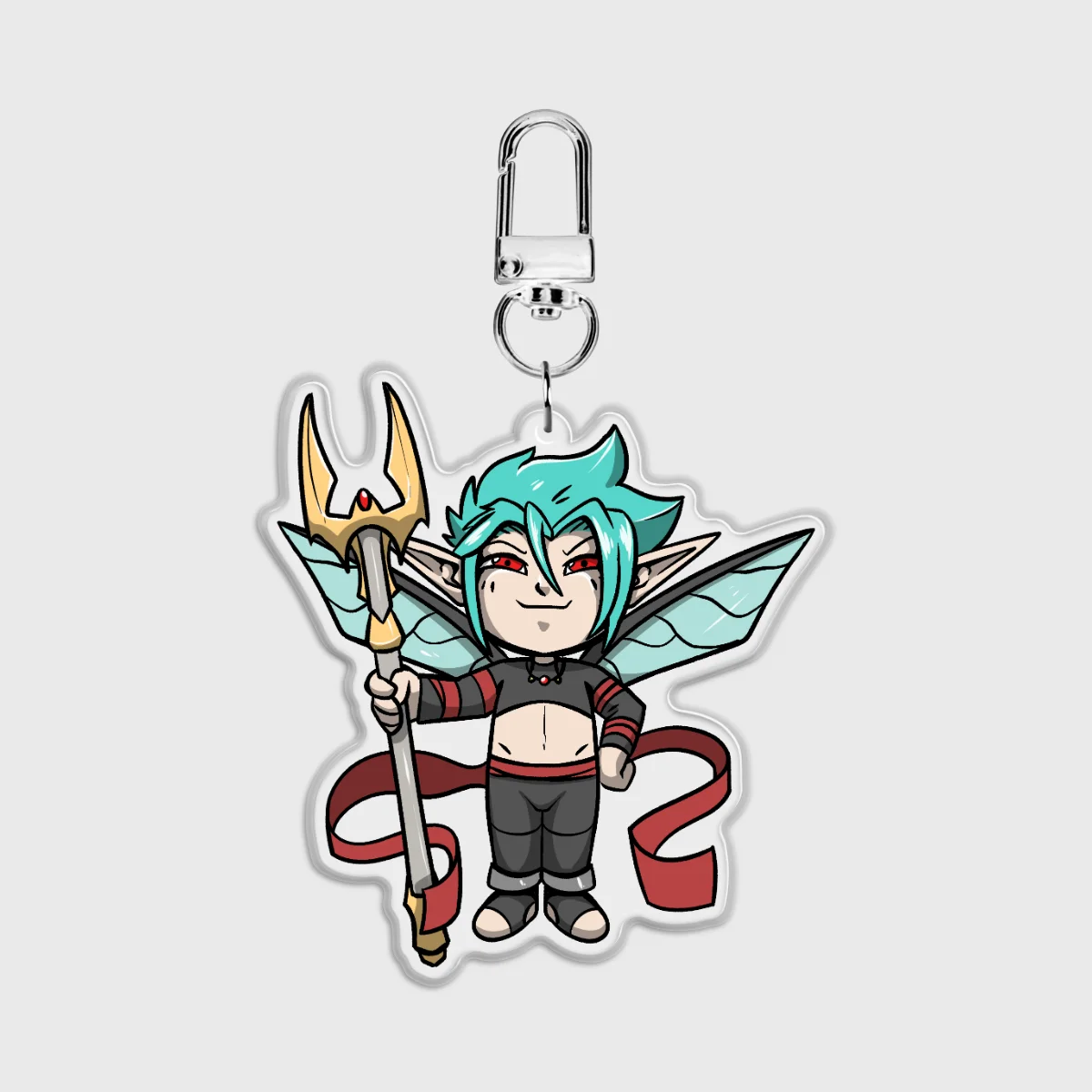 Yours Truly Meta Keychain