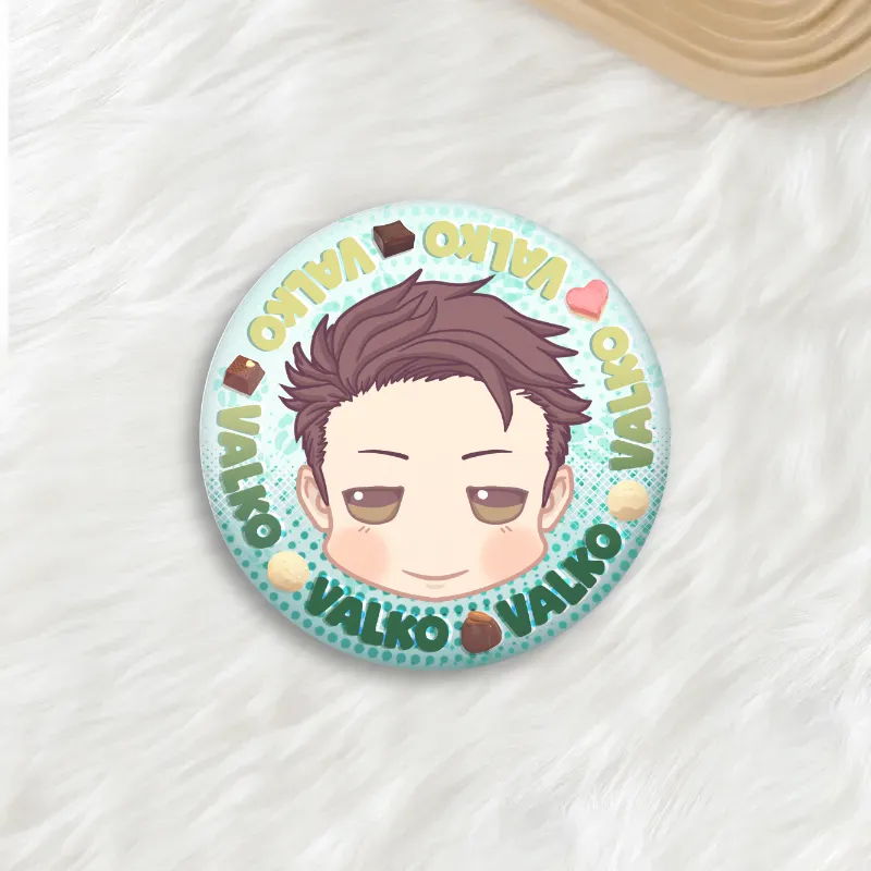 Love & Deepspace Valko Round Button Pins - Fanmerch