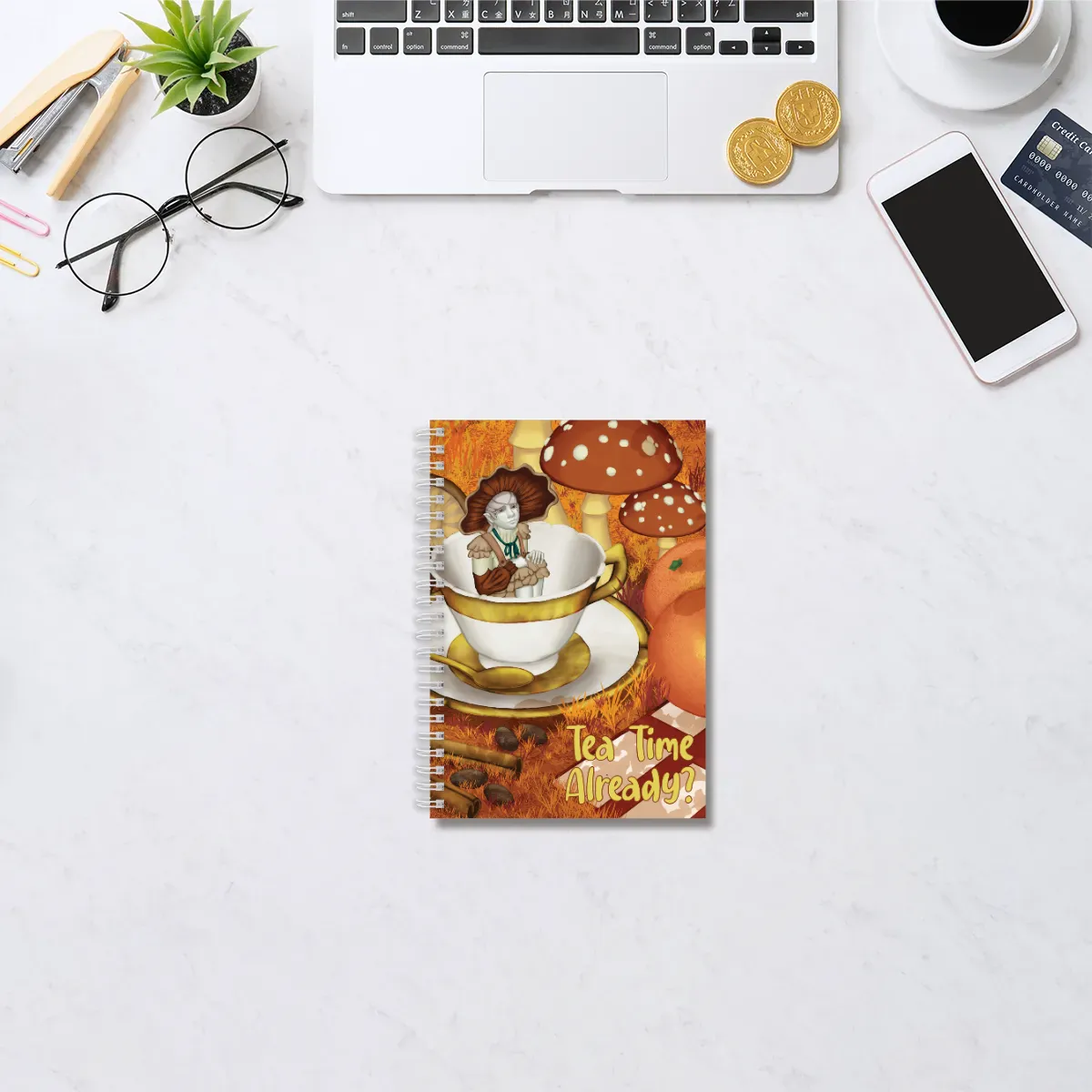 Autumn Tea Time - Reusable Sticker Book