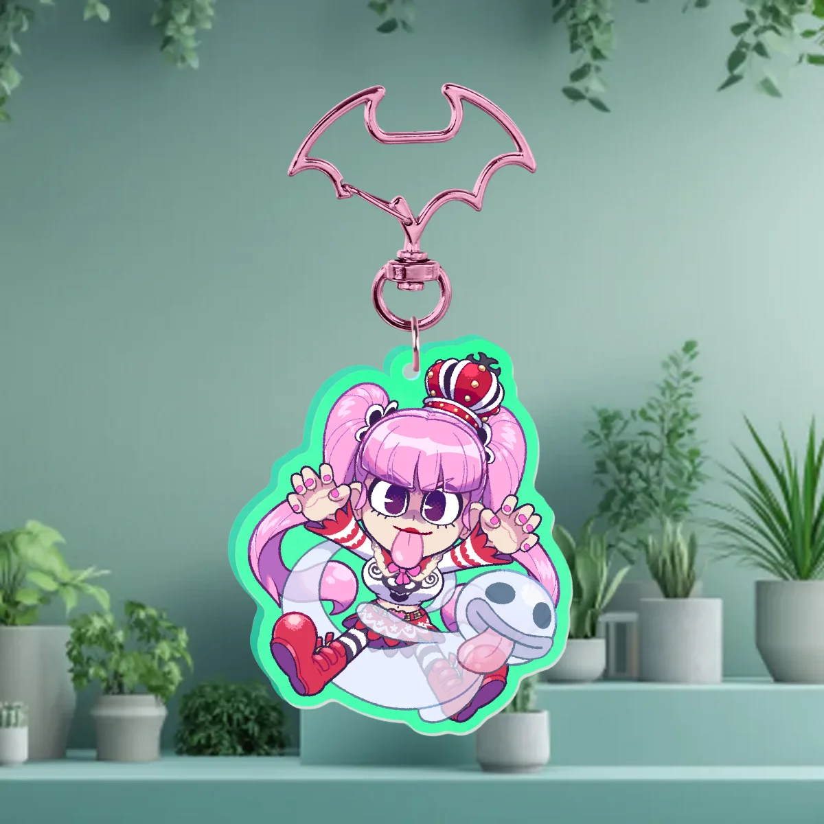 Ghost Gal - Glow In The Dark Keychain