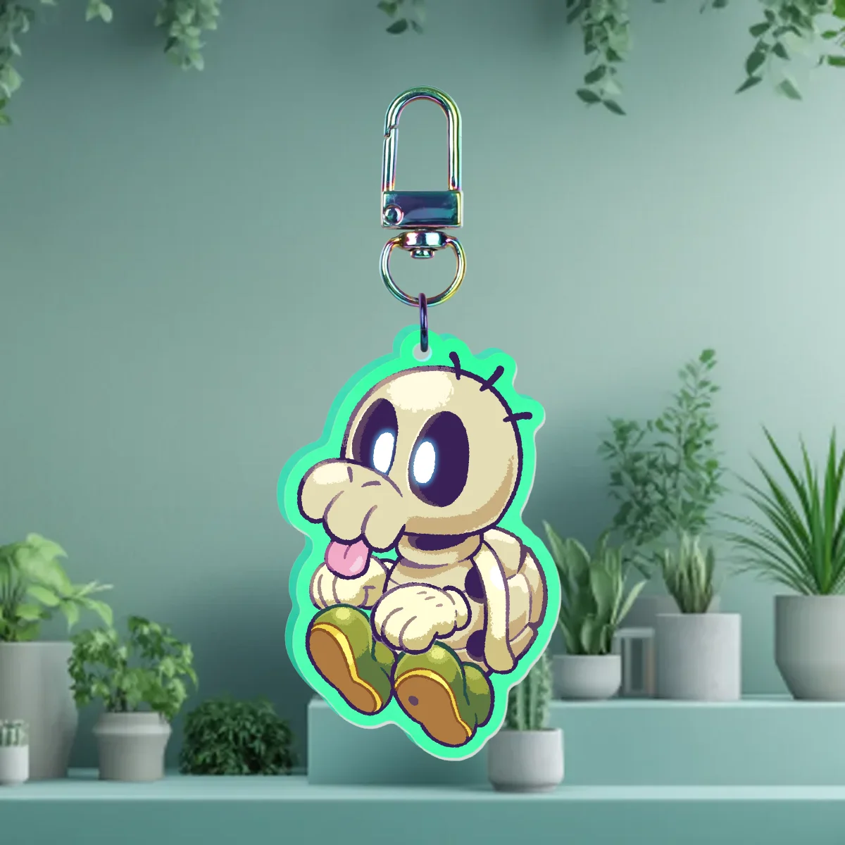 BONES - Glow In The Dark Keychain