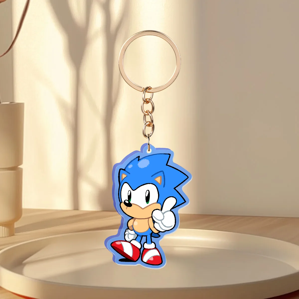 Blue Hedgehog - Keychain