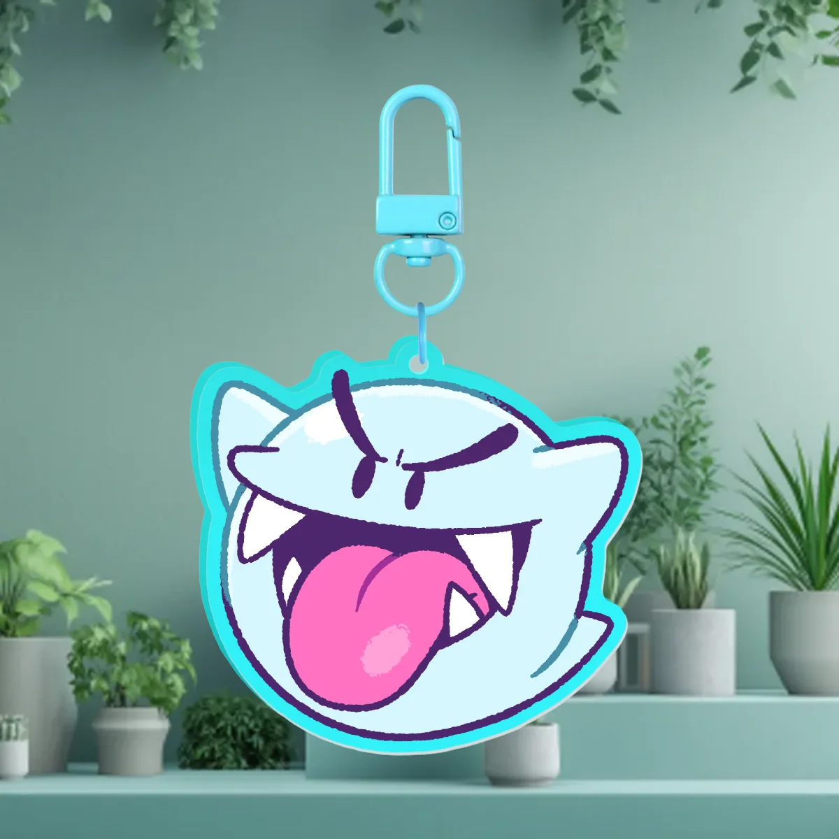 BOO! - Glow In The Dark Keychain