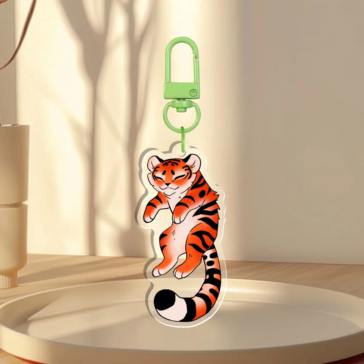Tiger - Double Sided Acrylic Keychain