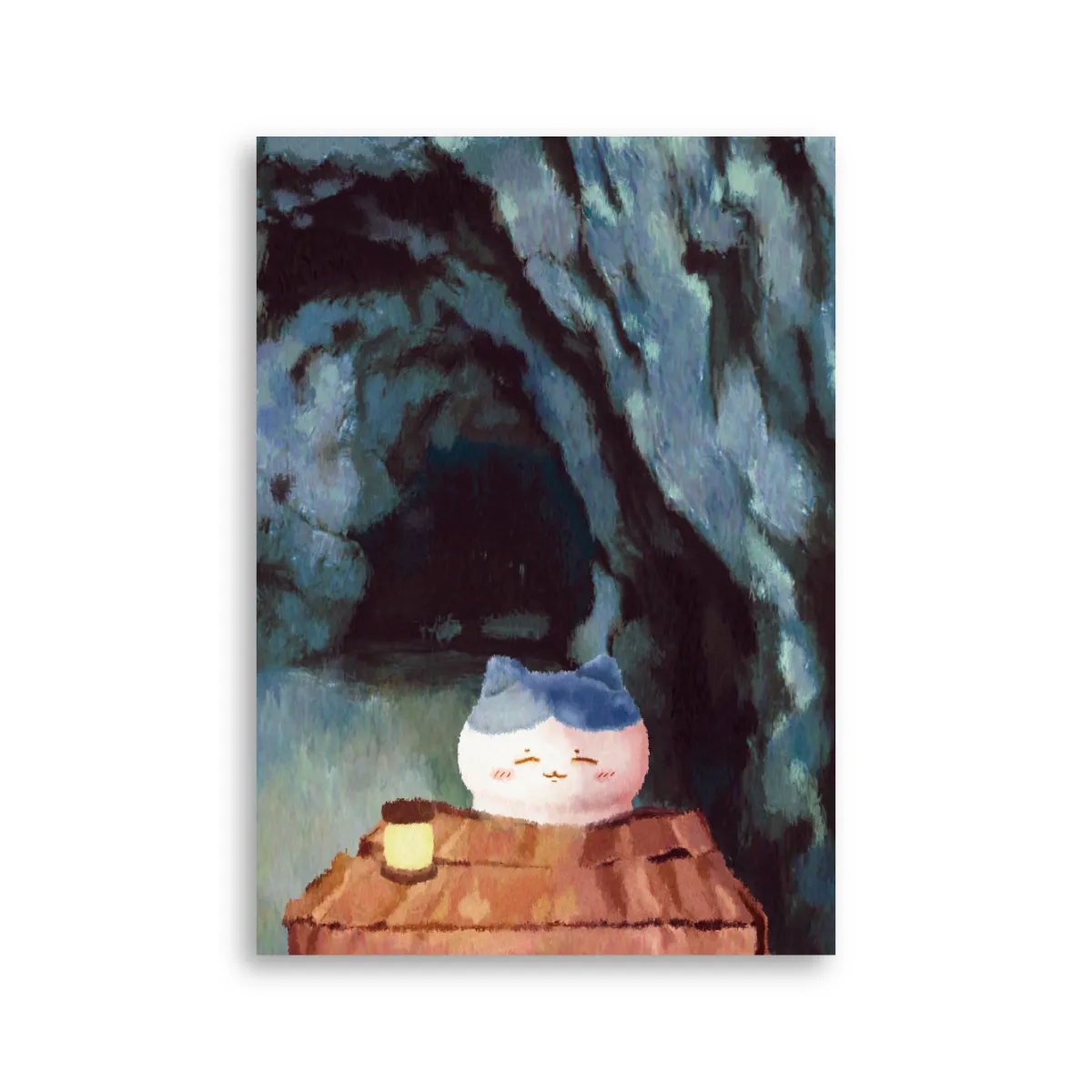 Hachiware 'Don't look back' Poster Printing
