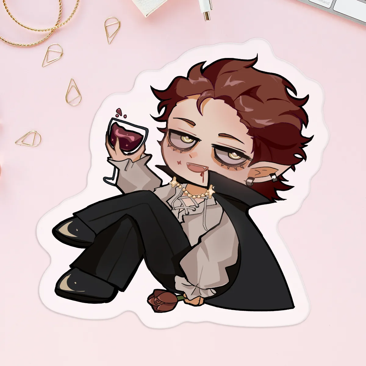 Vampire Chris  HALLOWEEN 2026 (5 sticker set)