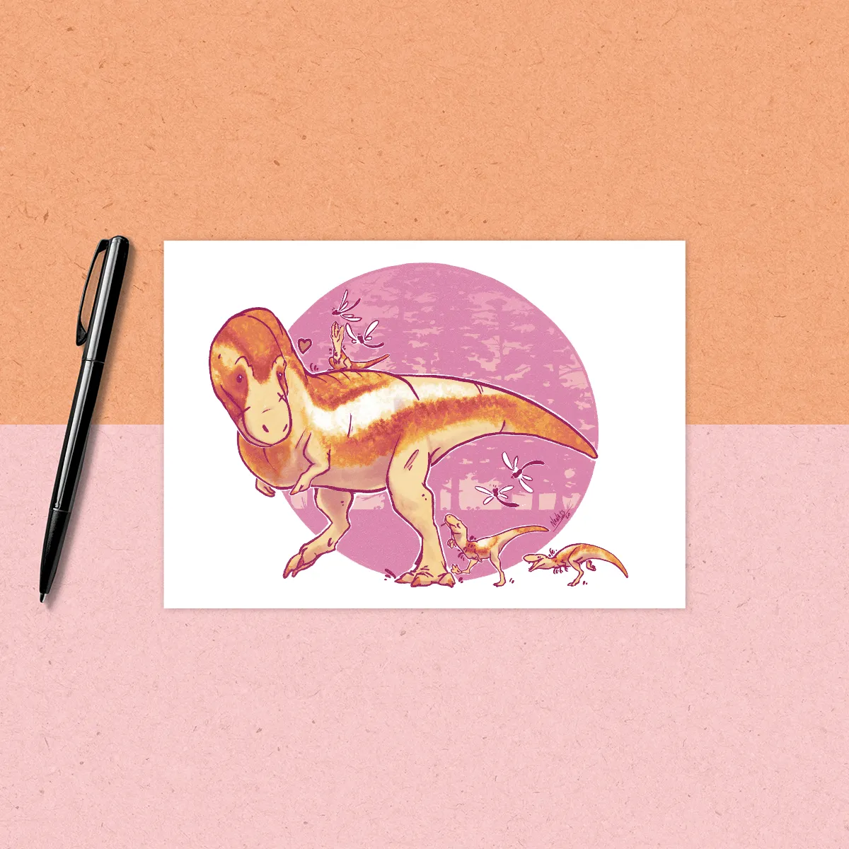 Dino Parent - T.rex - Print
