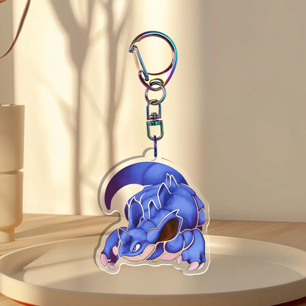 Nidoqueen - Holographic Keychain