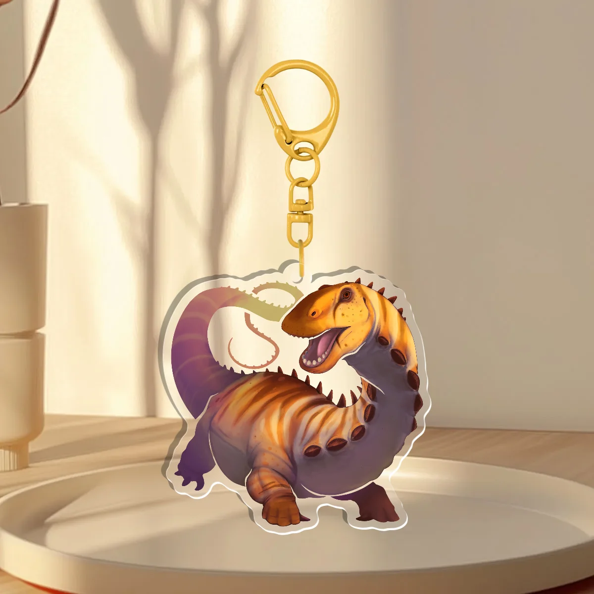Apatosaurus Keychain
