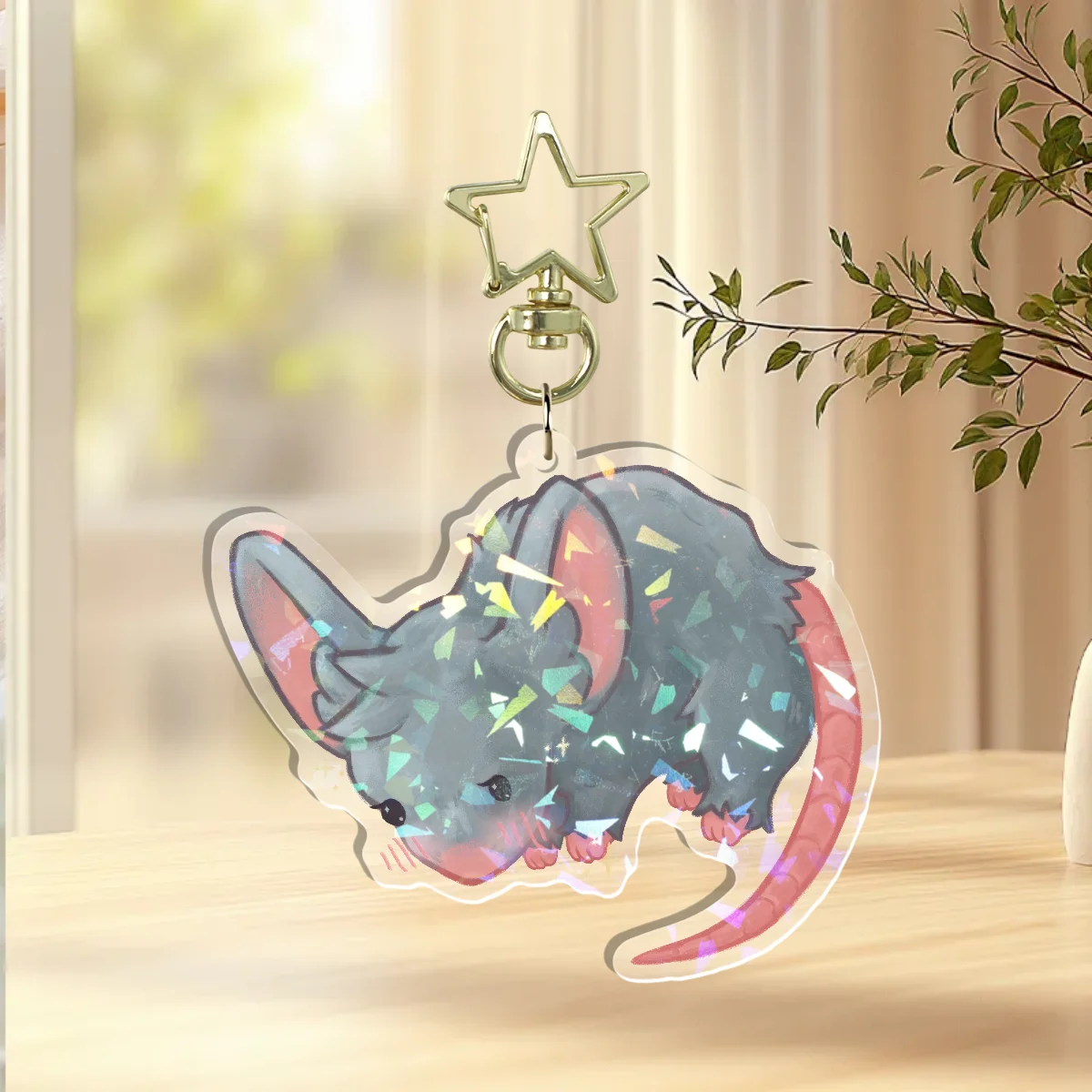 Shampoo the Mouse - Sleepy Critters Keychain