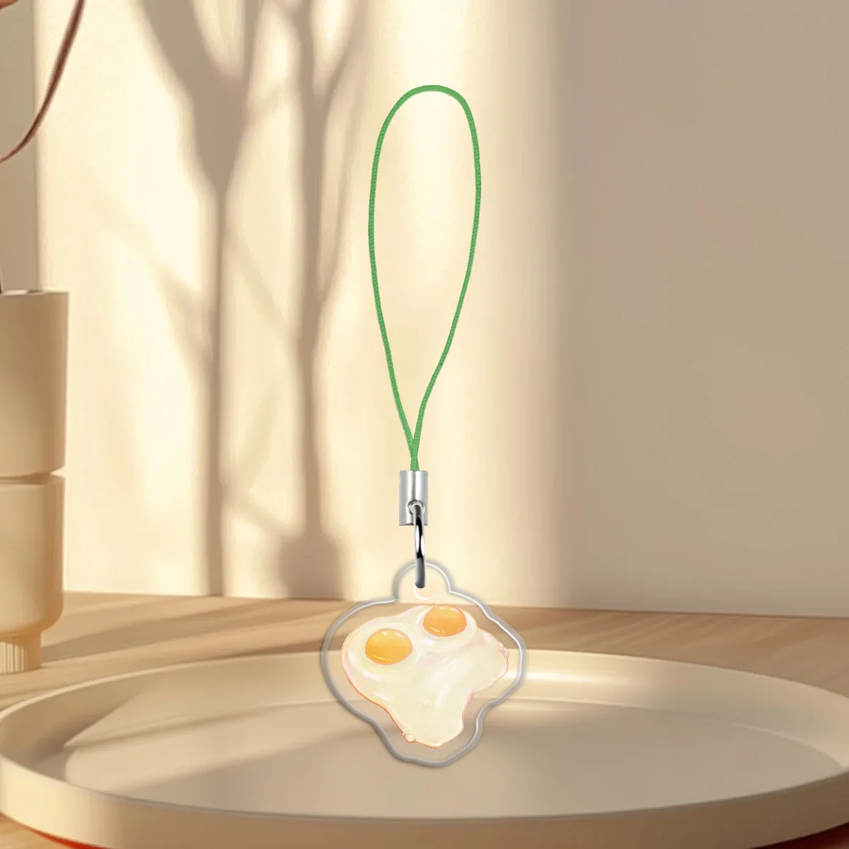 Sunny Side Egg Phone Charm