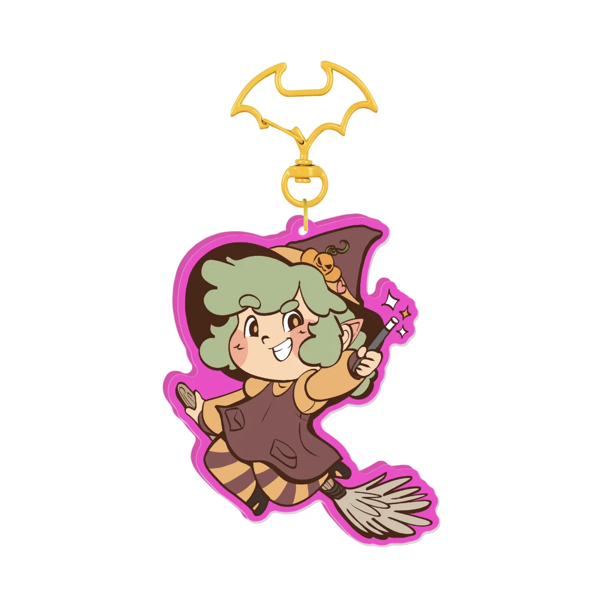Nilly The Witch! Colored Acrylic Keychains - Halloween Season