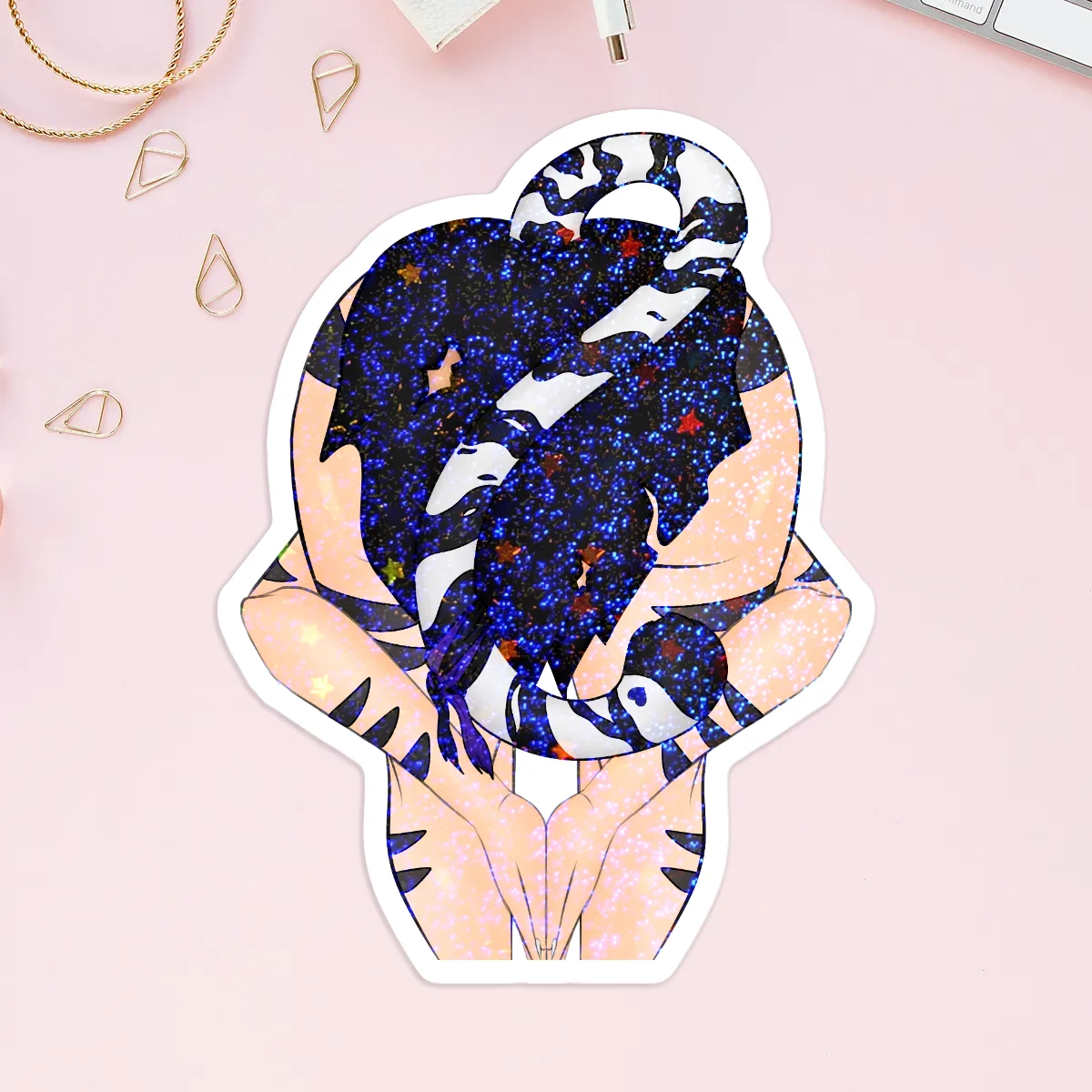 Tigra Booty Holographic Sticker