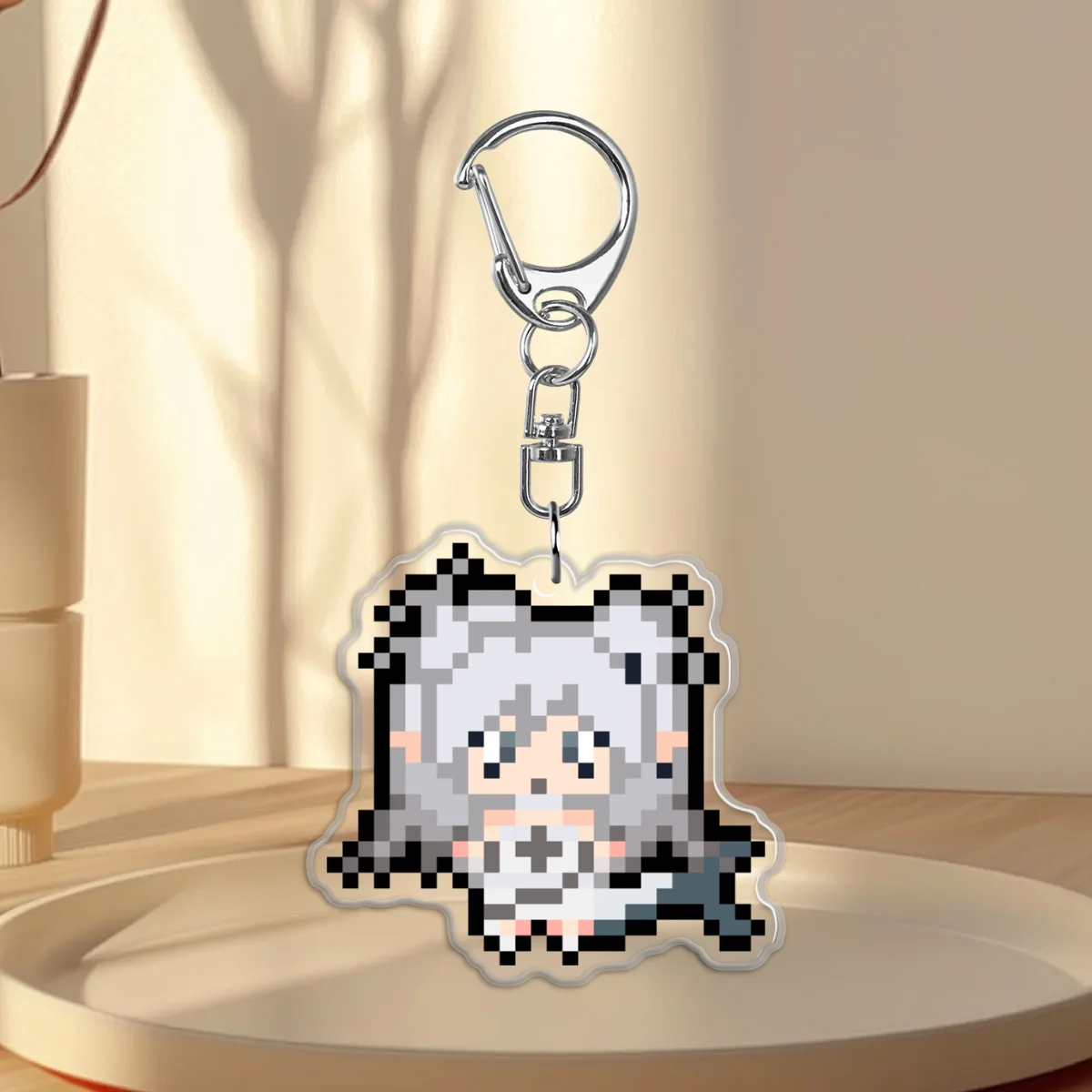 Orchid (Eleutheria) Pixel Keychain